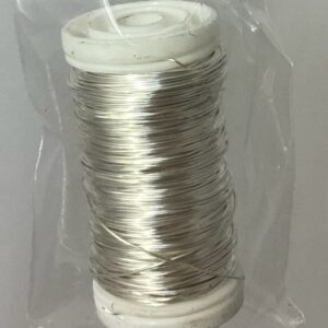.5mm Metallic Smooth Shiny Reel Wire 45m SILVER
