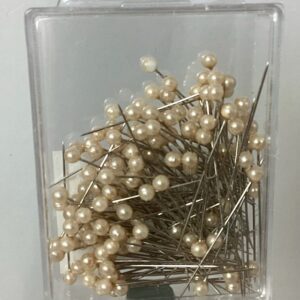 4cm Pearl Headed Pins (Pack 144) Ivory