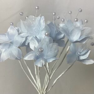 Pearled Babys Breath (Bunch 12) Pale Blue