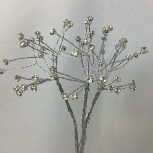 4mm Diamante SPRAY (Pack 3 bunches) Clear/Silver