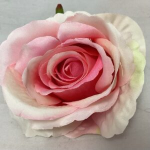 Blush Pink Artificial 8cm Single Rose Head