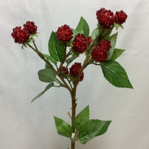 Artificial Raspberry Fruit Spray Red