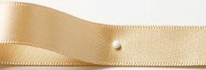 10mm Champagne Double Faced Satin Ribbon by Shindo