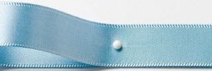 15mm Light Blue Double Faced Satin Ribbon by Shindo