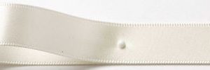 10mm Ivory Double Faced Satin Ribbon by Shindo colour 106