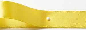 Double Faced Satin Ribbon by Shindo colour 118 Daffodil Yellow
