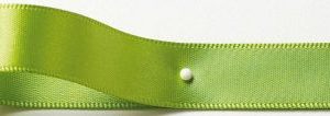 3mm Lime Double Faced Satin Ribbon by Shindo colour 037