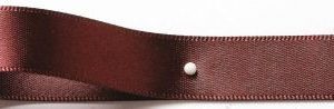 25mm Burgundy Double Faced Satin Ribbon by Shindo colour 040