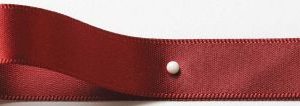 25mm Claret Double Faced Satin Ribbon by Shindo colour 043