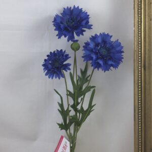 Blue Artificial Cornflower Spray