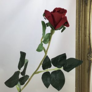 Single Artificial Red Valentine Rose