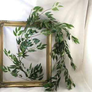 Artificial  6ft Willow Leaf GARLAND Green