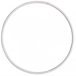 White Wire Hoops