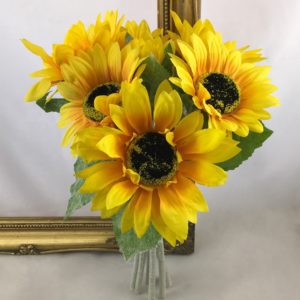 Yellow Artificial sunflower bundle