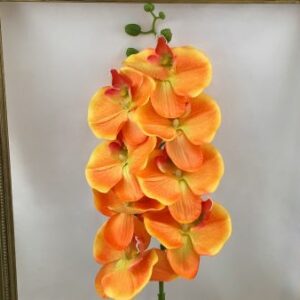 Orange artificial phalenopsis orchid