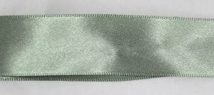 15mm Sage Green Shindo Double Faced Satin ribbon colour 203