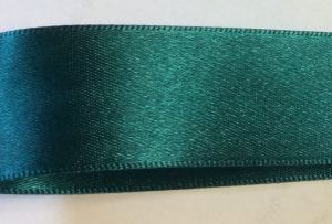 Double Sided Satin Ribbon colour 185 Teal