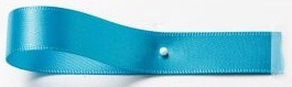 15mm Turquoise Shindo Double Faced Satin ribbon Colour 175