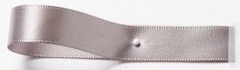 Double Faced Satin Ribbon by Shindo colour 118 Silver