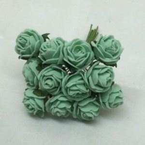 2cm Colourfast Mini Foam Rose Mint