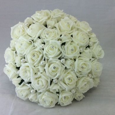 Large Sara Bouquet with Large Pearls