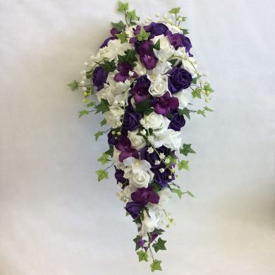 Rose and Orchid Shower Bouquet
