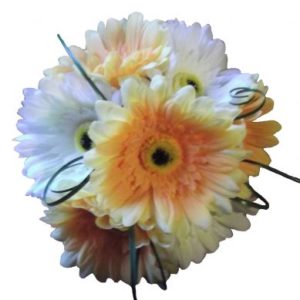 Bespoke Artificial Gerbera Flower Girl Bouquet