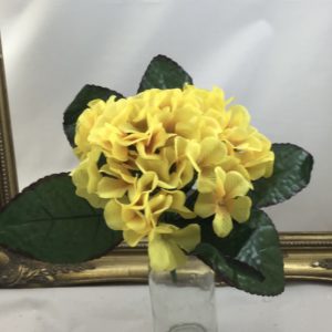 Yellow Artificial Primula Bush
