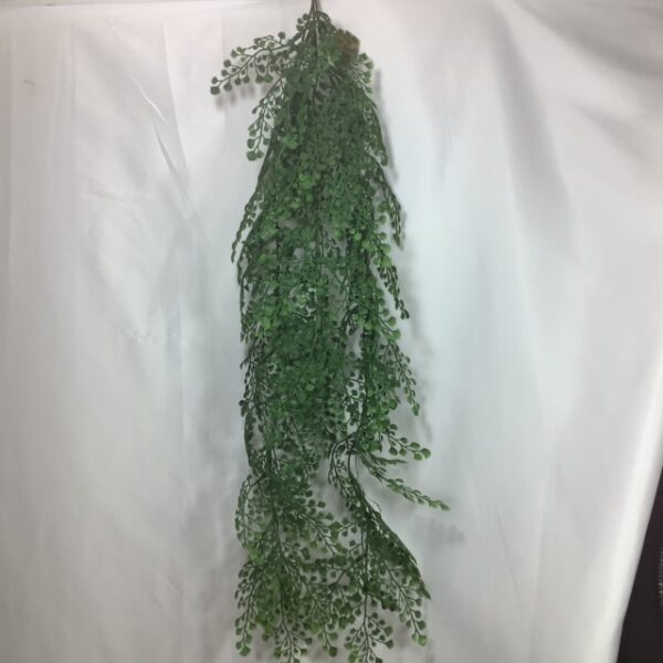 Artificial plastic Hanging Maidenhair Fern VINE Green