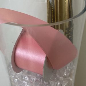 38mm Double Faced Satin Ribbon 10m Vintage Pink