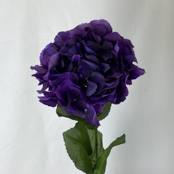 Purple Artificial Single Hydrangea