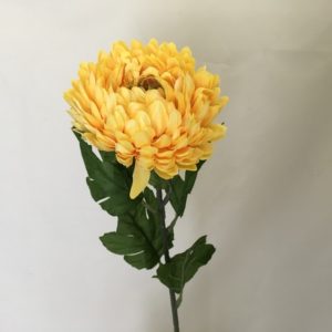 Artificial Single Chrysanthemum Yellow
