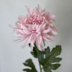 Artificial Single Spikey Chrysanthemum Pale Pink
