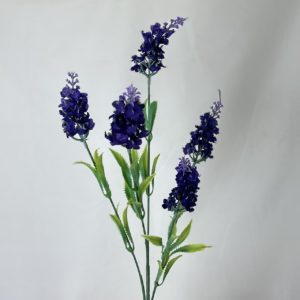 Artificial Lavender Spray x 5 Heads Purple