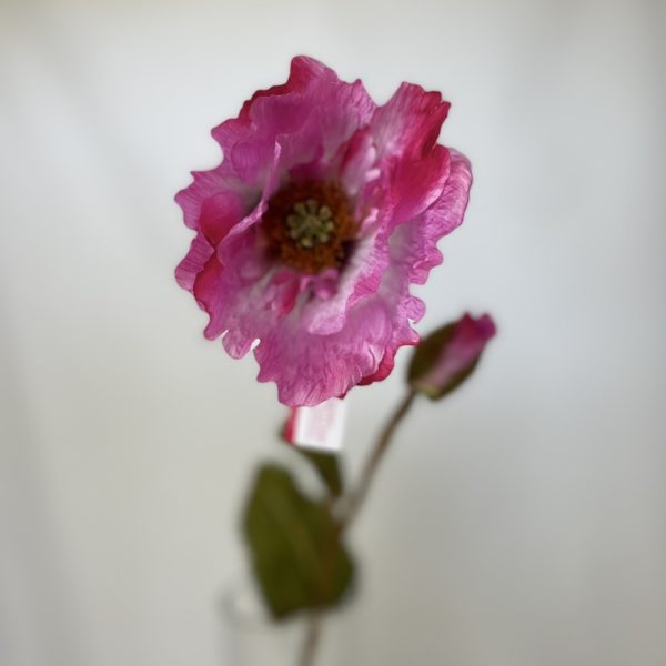 Pink Artificial Poppy