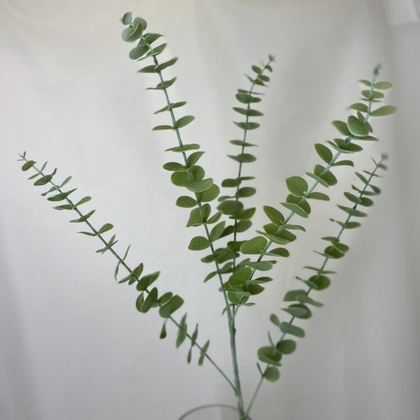 Artificial Plastic Eucalyptus Spray Green