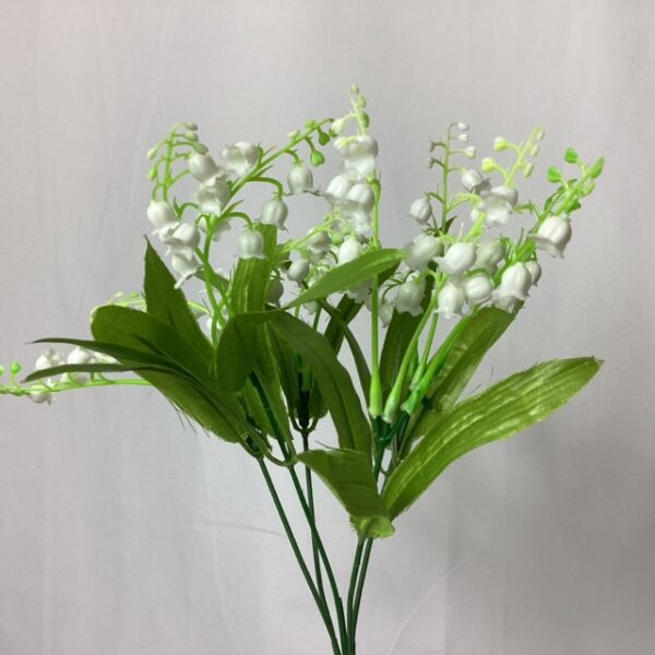 Artificial Lily of the Valley BUSH White