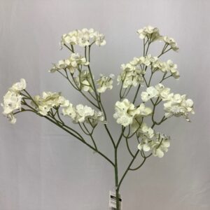Artificial Large Buttercup Spray White