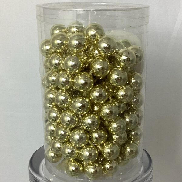 14mm Decorative Beads on Roll (Box) 3m Gold