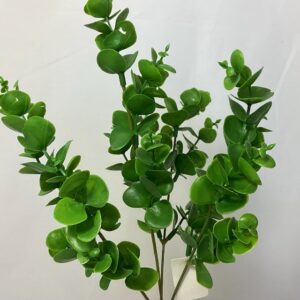 Plastic Artificial Green Eucalyptus Soray