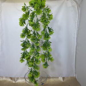 Green Artificial Plastic trailing hops vine
