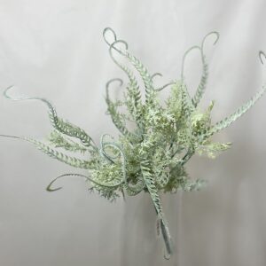 Artificial Dusted Twined Fern Bunch Green