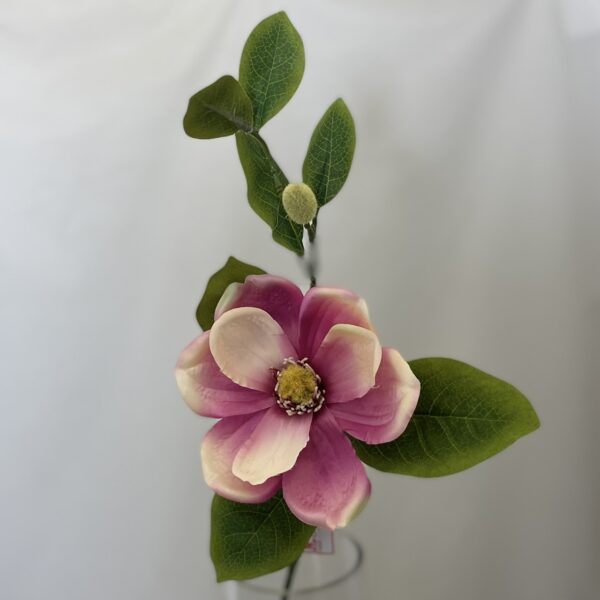 Artificial Single Magnolia Mauve