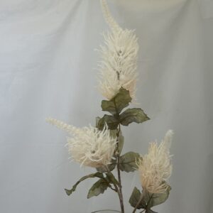 Alexis Spray cream artificial flowers wedding bouquets cream