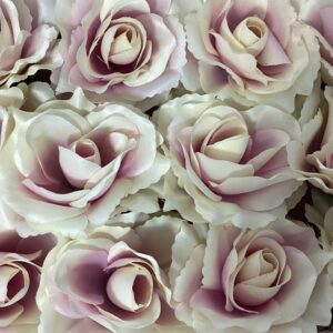 Artificial 11cm Rose Heads (Pack 12) NEW-Lilac