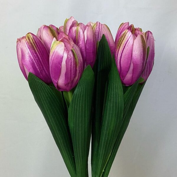 Fuchsia Pink Artificial Tulip (Bundle 9)