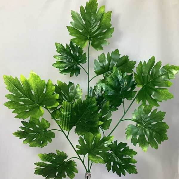 Artificial Maple Leaf Branch Green
