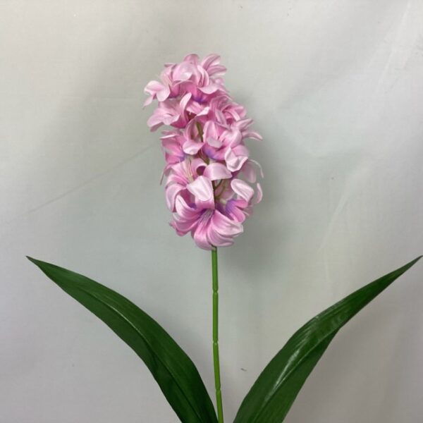 Artificial Single Hyacinth Pink