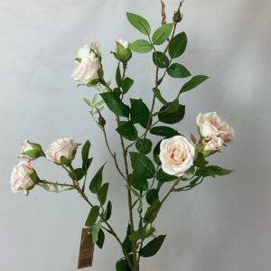 Pale Pink Artificial Rose Spray