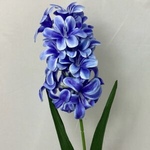 Artificial Single Hyacinth Blue